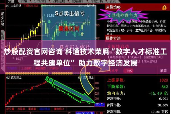 炒股配资官网咨询 科通技术荣膺“数字人才标准工程共建单位” 助力数字经济发展