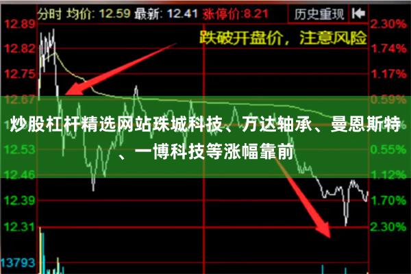 炒股杠杆精选网站珠城科技、万达轴承、曼恩斯特、一博科技等涨幅靠前