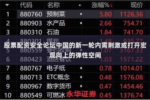 股票配资安全论坛中国的新一轮内需刺激或打开宏观向上的弹性空间